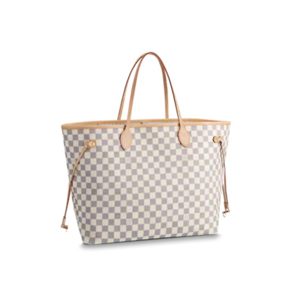 Bolsa Louis Vuitton Damier azur Neverfull GM N41360 - Imagem 4