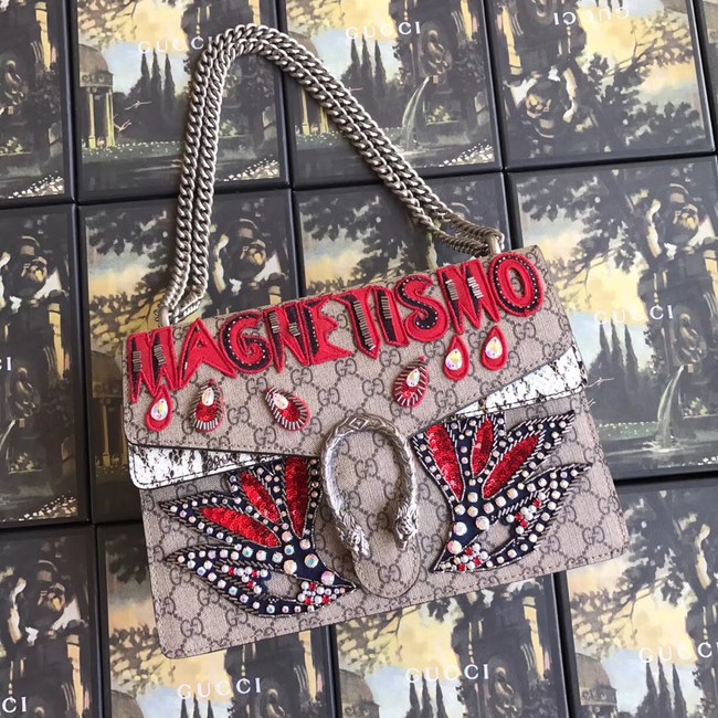 Bolsa Gucci Dionysus GG com alça superior 621512 - Grandes Grifes